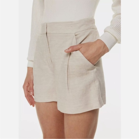 Wilfred Fable Linen Mini Short Pleated Size 6 - Picture 4 of 6